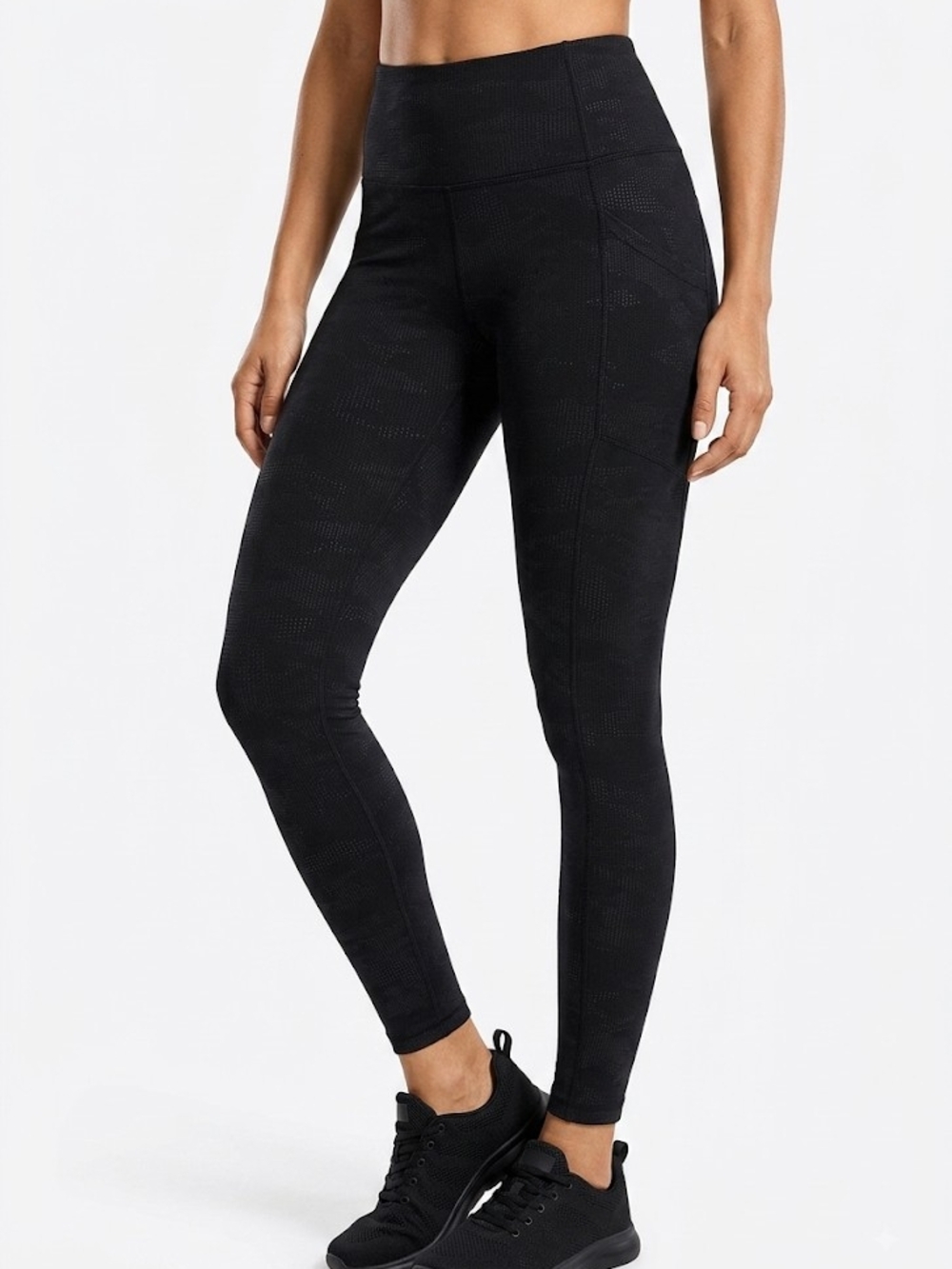 Mondetta Black High-Waist Performance Leggings
